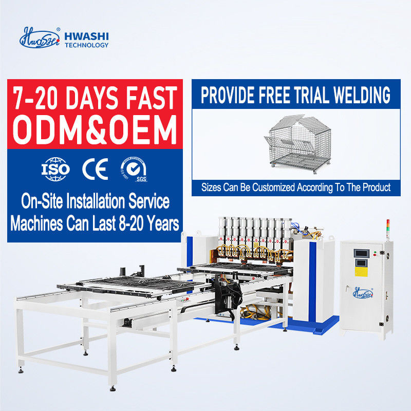 中国から二重層フィッダーを持つキャンチレバー型ワイヤーメッシュ溶接機