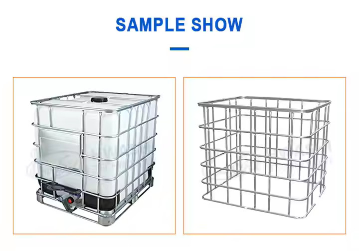 1000l ibcタンク溶接機 ibc自動生産ライン 檻枠機械 ibc機械