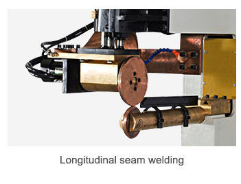 自動シーム溶接機,水冷却自動作業モードと5-20mmの溶接幅シーム溶接機
