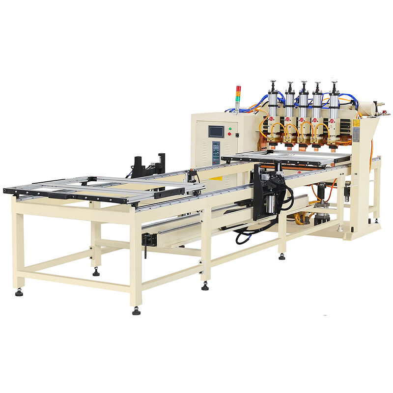 3相MF DC電源システム ワイヤ網の溶接機 1200mm 効果的溶接幅と 3000mm 効果的溶接長