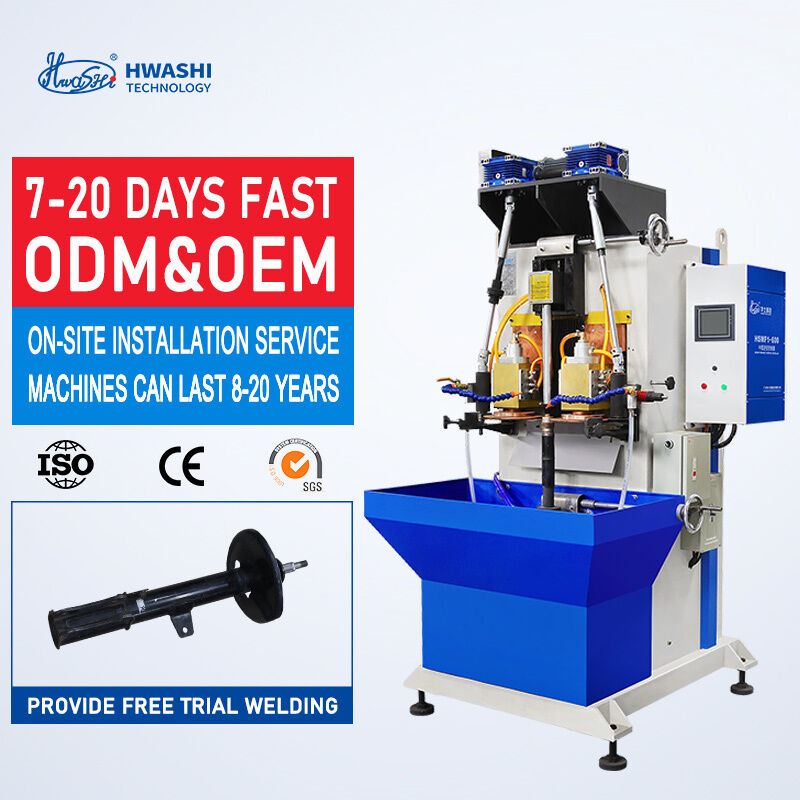 Hwashi Automatic Rolling Seam Welding Machine with PLC Control System for Customizable Stainless Steel Sinks and Tanks 75KVA Input Power