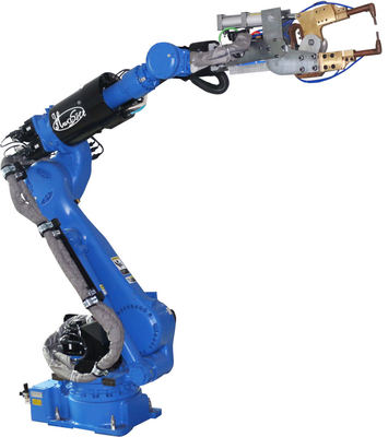 HWASHIのスポット溶接のロボット計算機制御システム6軸線の産業溶接ロボット