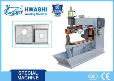 100KVA 304 ステンレス鋼 1+1mm の厚さのための半自動流しの継ぎ目の溶接工機械