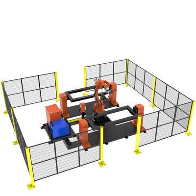 ワイヤー供給システムが付いているHWASHI 6の軸線の二酸化炭素MIG MAG TIGの自動溶接のロボット松下電器産業
