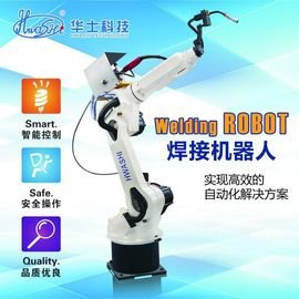 6つの軸線のロボット腕CNCの産業溶接ロボットは自動溶接のロボットを機械で造ります