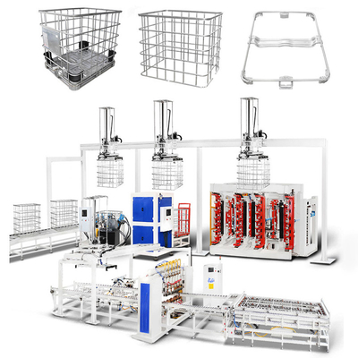 Hwashi IBC タンク底枠の溶接機 IBCケージ自動溶接機