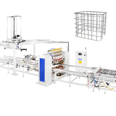 全自動 IBCケージ製造機械 1000L 鉄格子溶接生産ライン