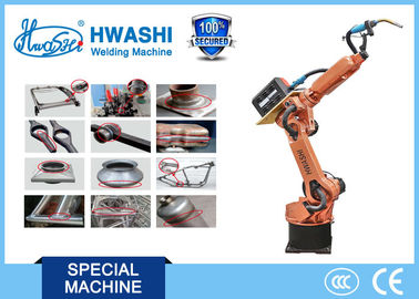 CNC HwashiSixの軸線の産業産業溶接ロボットの腕1400mmの達する間隔
