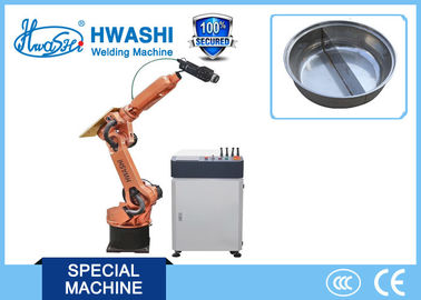 ステンレス鋼ベルトおよび精密溶接が付いているHWASHI 6の軸線のレーザ溶接のロボット腕