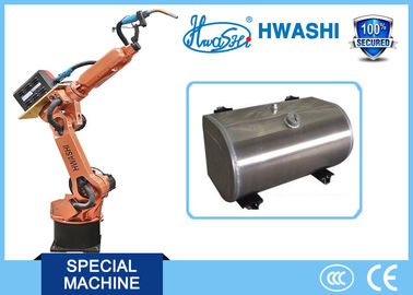 アルミニウム燃料タンクのためのHWASHI 6の軸線Migティグ溶接のロボット腕