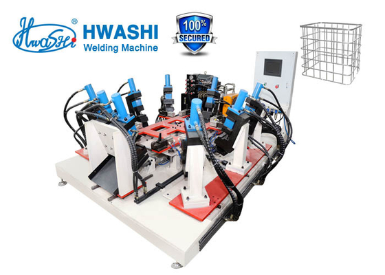 IBCグリッド,IBCケージフレーム生産ライン,lBCケージフレーム穴を作るとパンシングマシン
