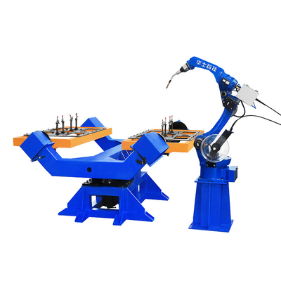 Hwashi産業用CNC溶接機 セルボ付き6軸ロボット,溶接ロボットアームポジショナーラック,自動TIG溶接ロボット