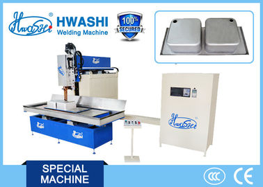 HWASHI CNCの流しのSeamstainlessの鋼鉄溶接工機械調節可能な形成時間