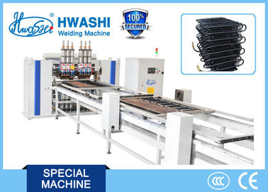 Hwashi WL-MF-160Kの6ヘッド自動冷却装置コンデンサーの金網の溶接機