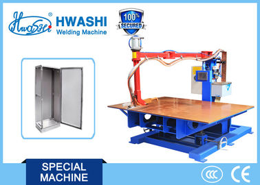 HWASHI WL-SMF-75K DCのクランク腕の薄板金のキャビネットのテーブルのスポット溶接機械