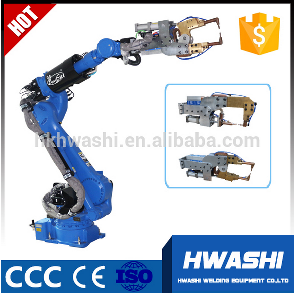 HWASHIのロボティック腕アークの産業6つの軸線のティグ溶接のロボット