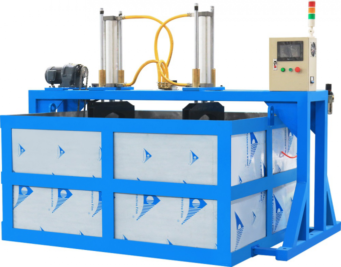 Hwashi 高品質のステンレス鋼 オートマティック ダブル ステーション 円形 ローリングシーム 溶接 油タンクの製造機 4