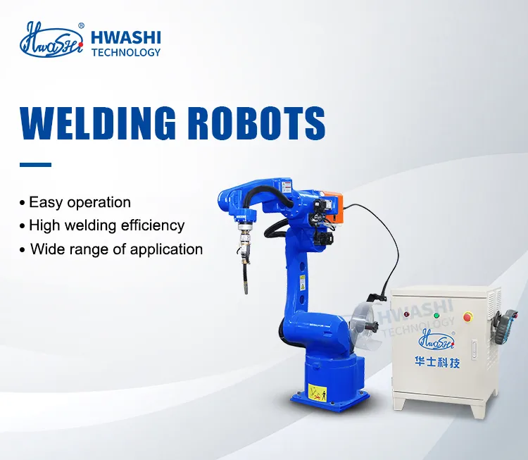 Hwashi産業用CNC溶接機 セルボ付き6軸ロボット,溶接ロボットアームポジショナーラック,自動TIG溶接ロボット 4