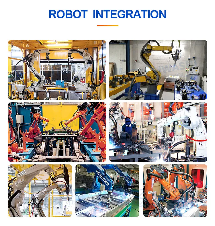 Hwashi産業用CNC溶接機 セルボ付き6軸ロボット,溶接ロボットアームポジショナーラック,自動TIG溶接ロボット 14