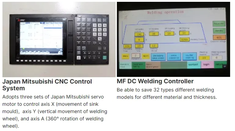 Hwashi CNCシンクエッジ磨き磨き機 2